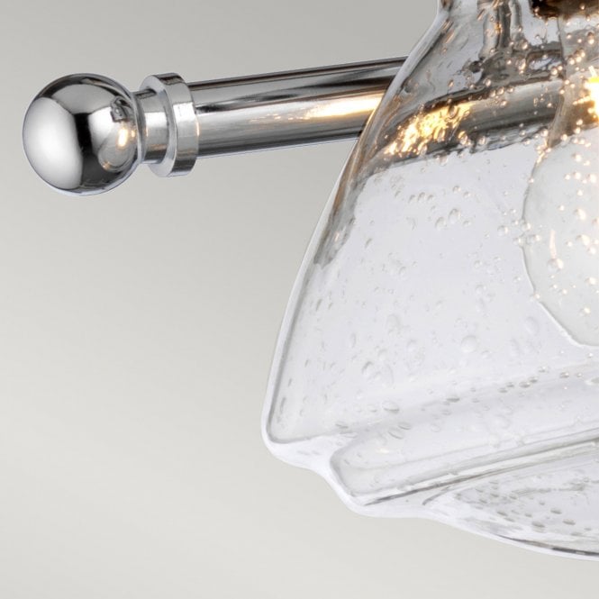 Scholar 3 Light Bathroom Wall Light IP44 Polished Chrome