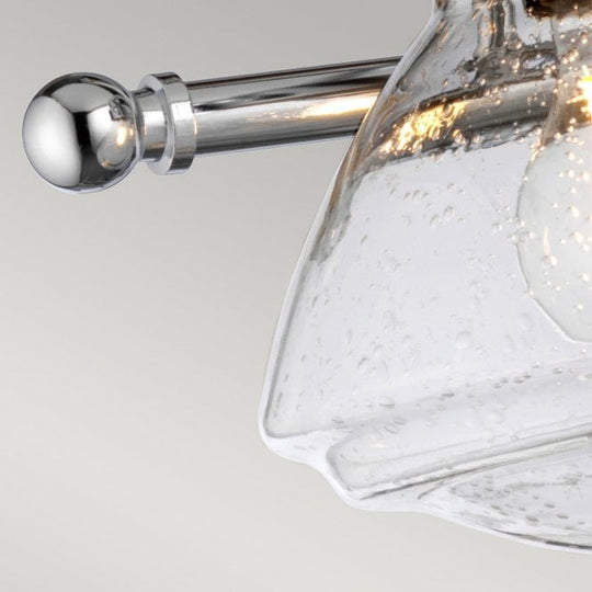 Scholar 3 Light Bathroom Wall Light IP44 Polished Chrome