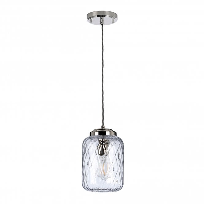 Sola Single Pendant Light Poilshed Nickel