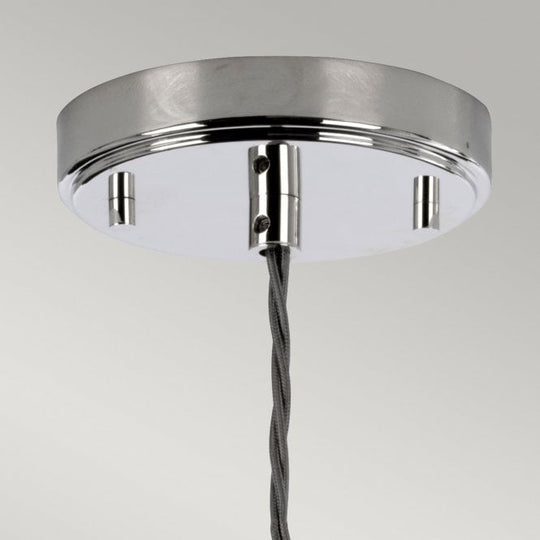 Sola Single Pendant Light Poilshed Nickel
