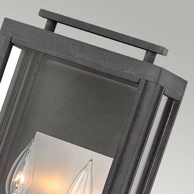 Sutcliffe 2 Light Medium Wall Lantern Aged Zinc