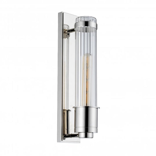 Wellington Single IP44 Barthroom Light Wall Polished Chrome