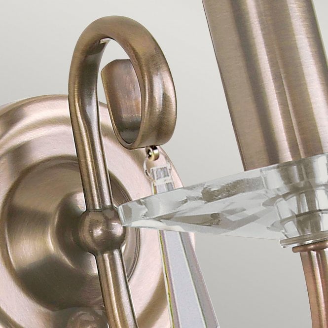 Aegean candle Wall Light in  Aged Brass finish