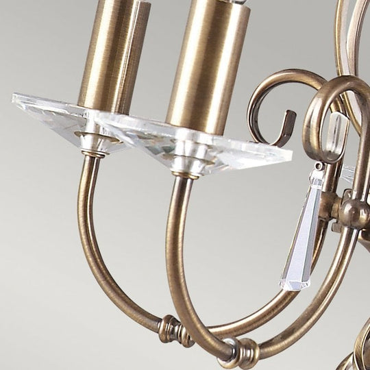 Aegean 5 Light Chandelier in a Aged Brass finish