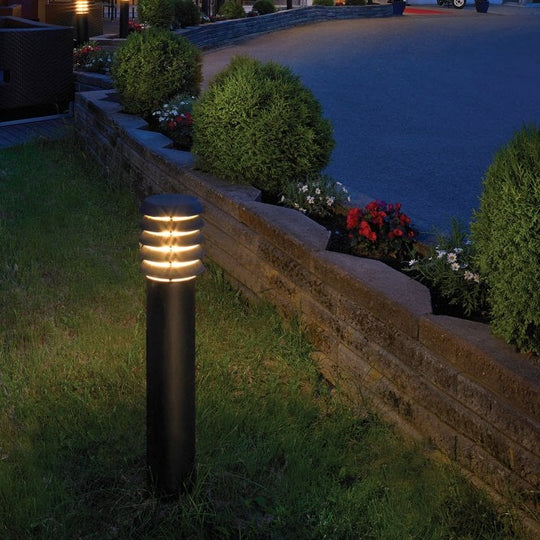 Alta Large Bollard E27 Black