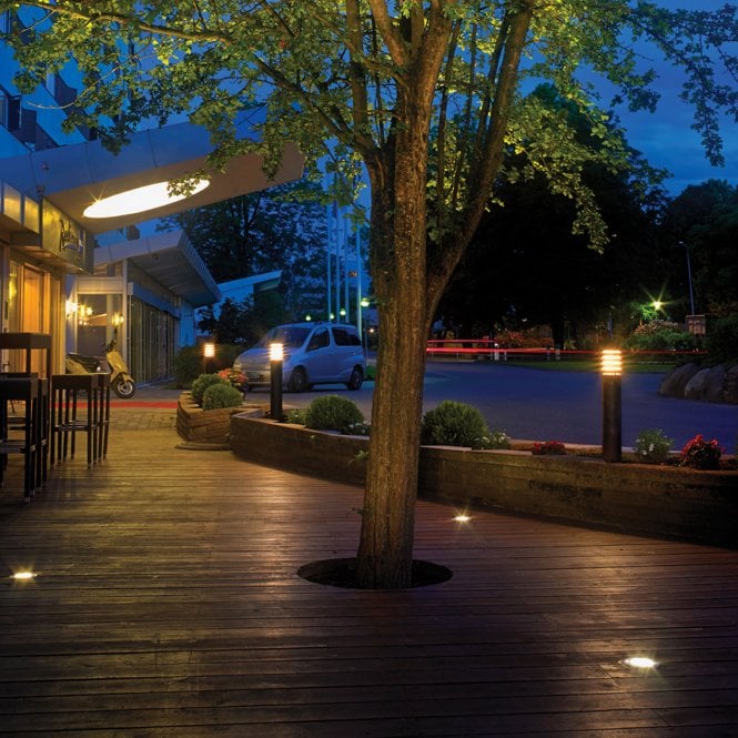 Alta Large Bollard E27 Black