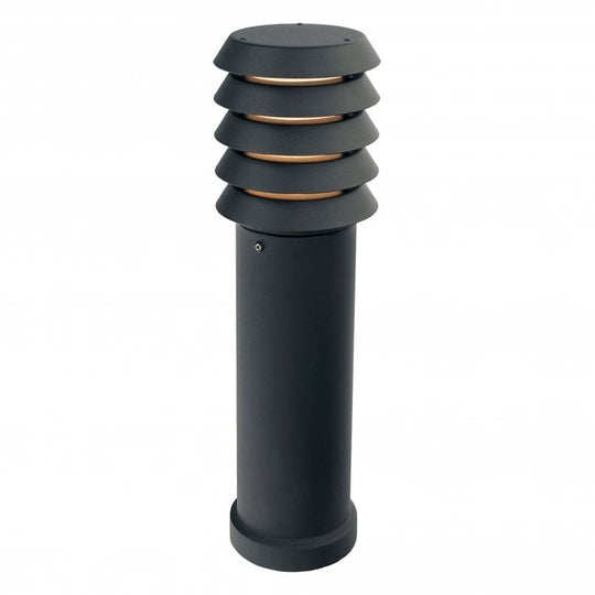 Alta Medium Bollard E27 Black