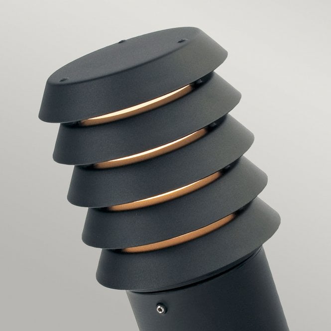 Alta Medium Bollard E27 Black