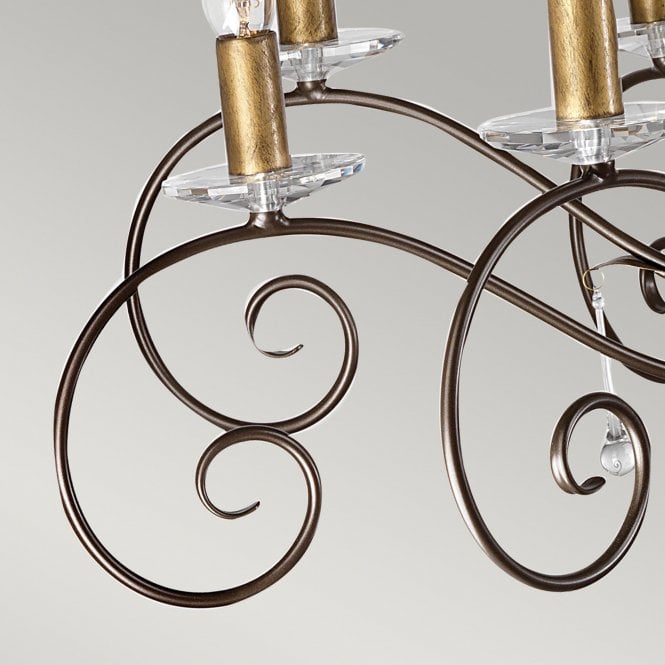 Amarilli 15 Light Chandelier with a Bronze finish