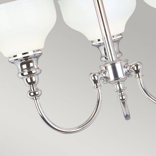 Bathroom Cheadle 3 light Chandelier with a chrome finish