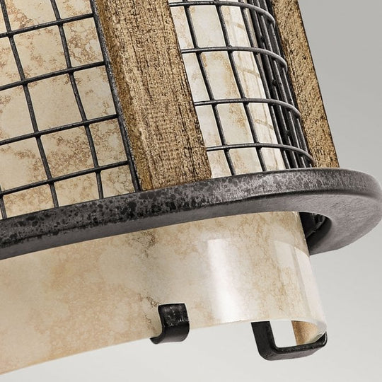 Ahrendale 1Lt Wall Light Anvil Iron