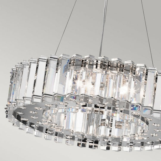 Crystal Skye 8Lt Chandelier Chrome