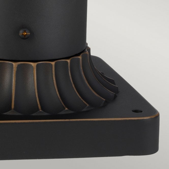 Luverne Pedestal Rubbed Bronze
