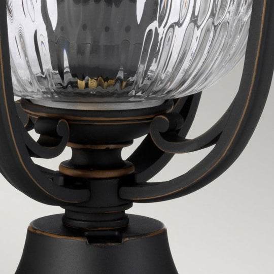 Luverne Pedestal Rubbed Bronze