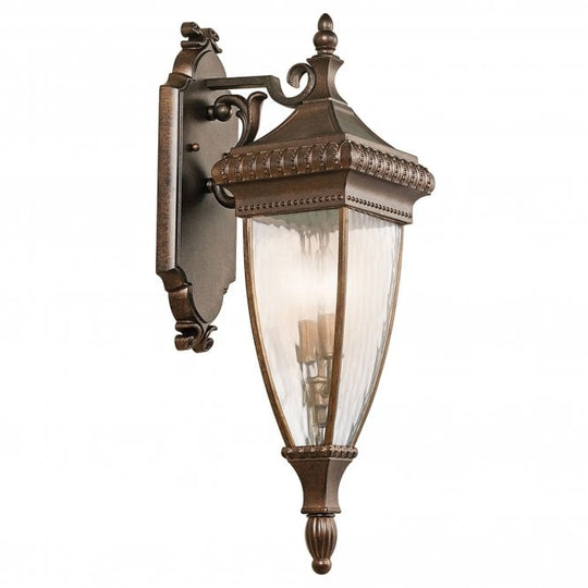 Venetian Rain Medium Wall Lantern Brushed Bronze
