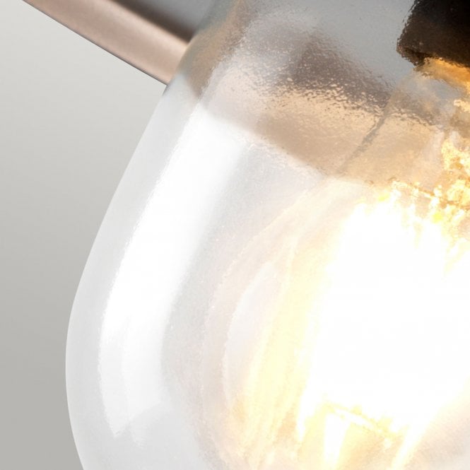 Klampenborg Wall Lantern in a silver finish