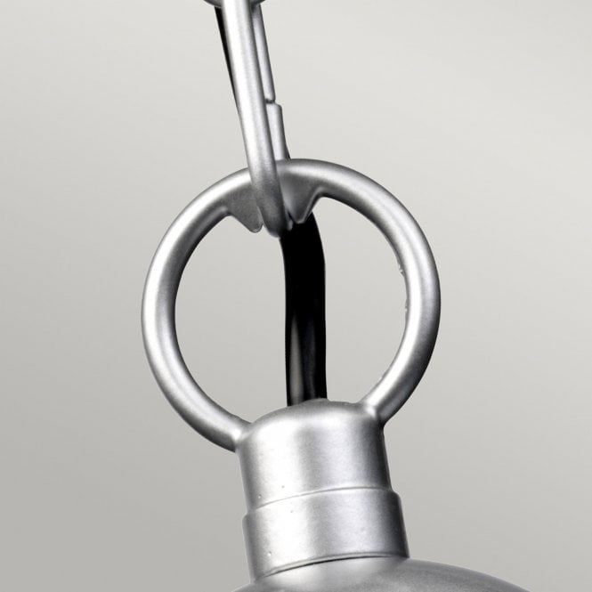 Klampenborg Chain Lantern in a silver finish