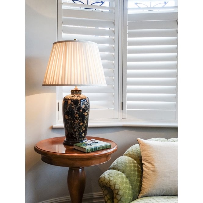 Black Birds Traditional Table Lamp