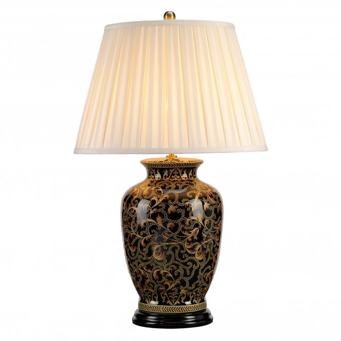 Morris Gold/Black Large Table Lamp