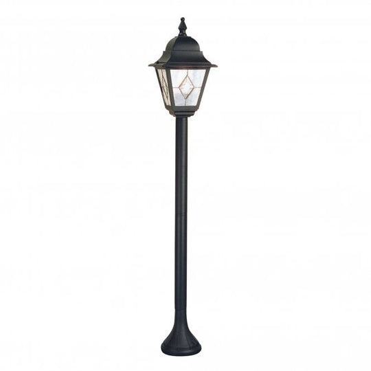 Norfolk Pillar Lantern in a black finish