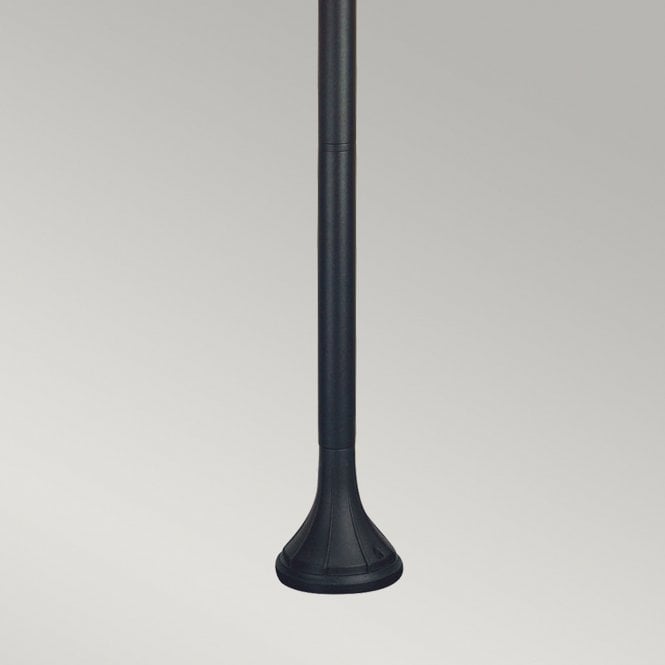 Norfolk Pillar Lantern in a black finish
