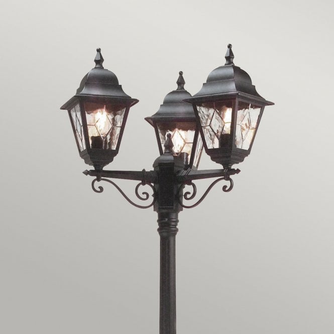 Norfolk Lamp Post in a black finish
