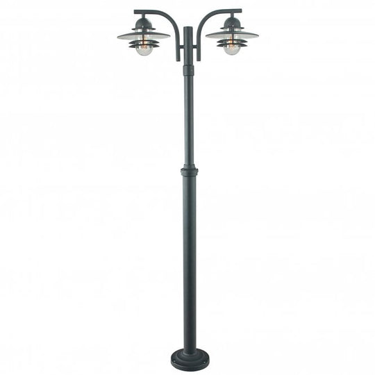 Oslo Twin Post Black Clear