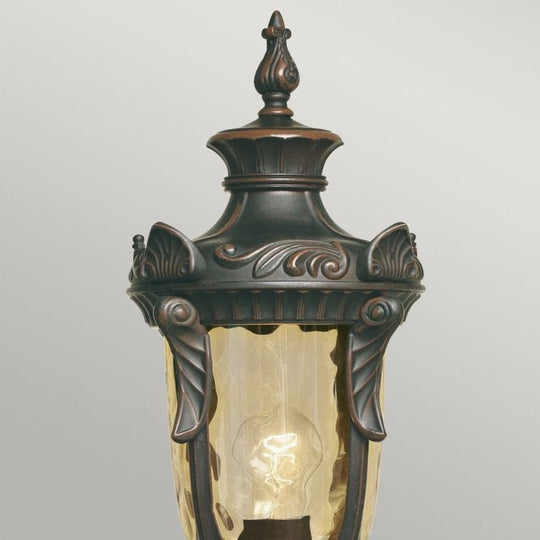 Philadelphia Pedestal Lantern Medium with and old bronze finish