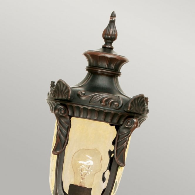 Philadelphia Pillar Lantern Medium with and old bronze finish