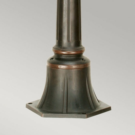 Philadelphia Pillar Lantern Medium with and old bronze finish