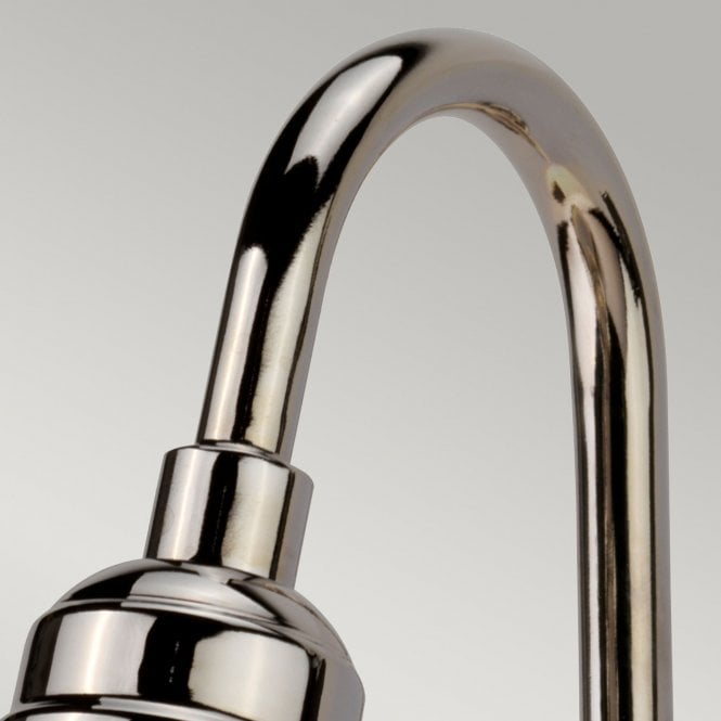 Provence Wall Light with a Polished Nickel finish