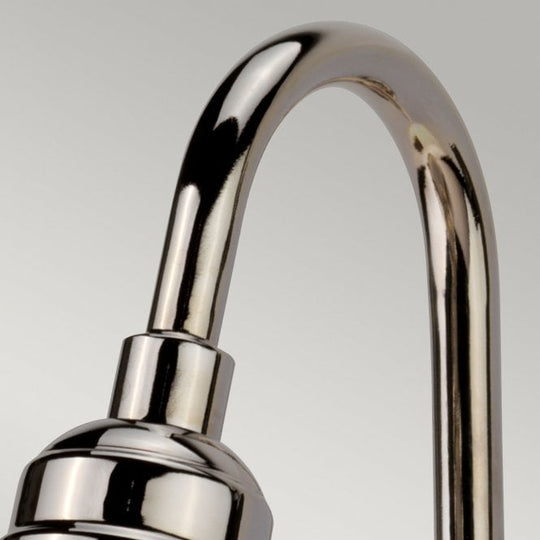 Provence Wall Light with a Polished Nickel finish