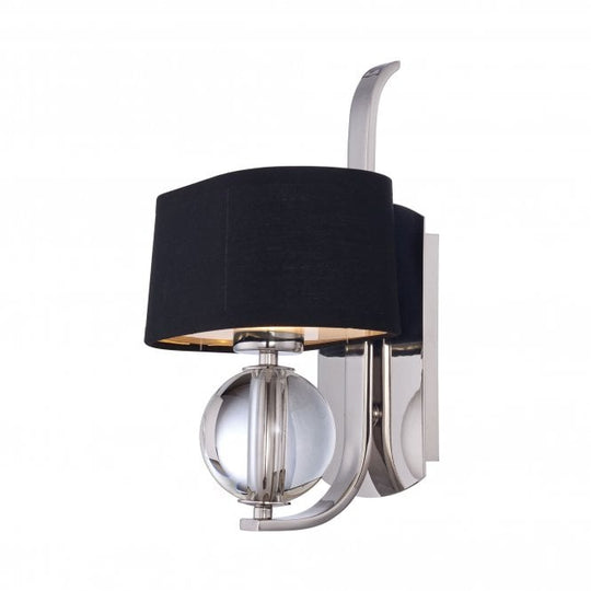 Uptown Gotham 1Lt Wall Light Imperial Silver