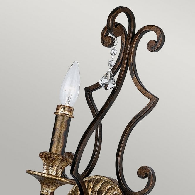 Marquette 1Lt Wall Light Heirloom