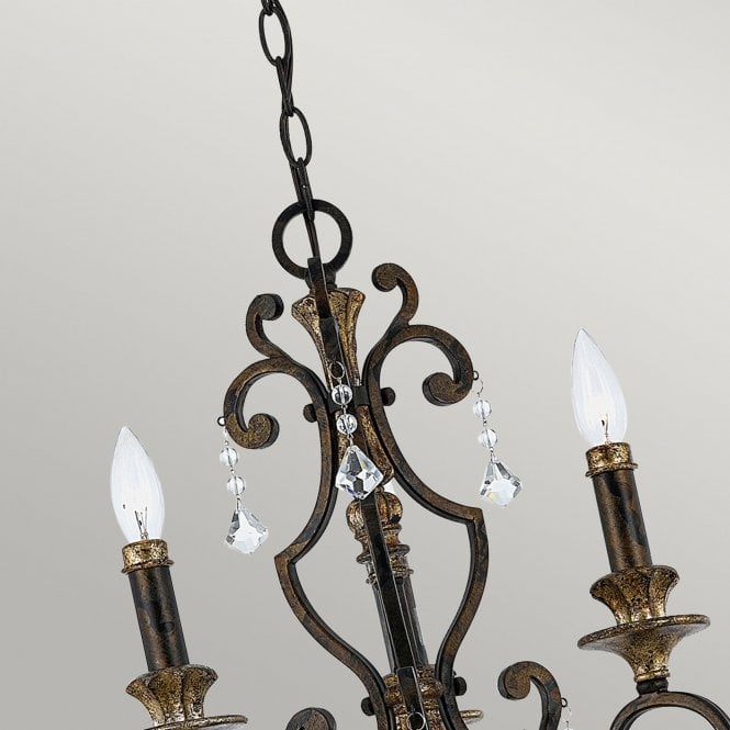 Marquette 3Lt Chandelier Heirloom
