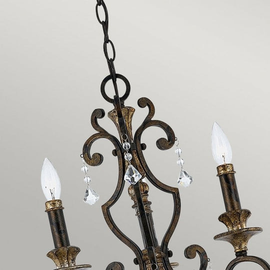Marquette 3Lt Chandelier Heirloom