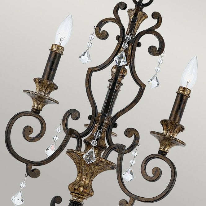 Marquette 3Lt Chandelier Heirloom