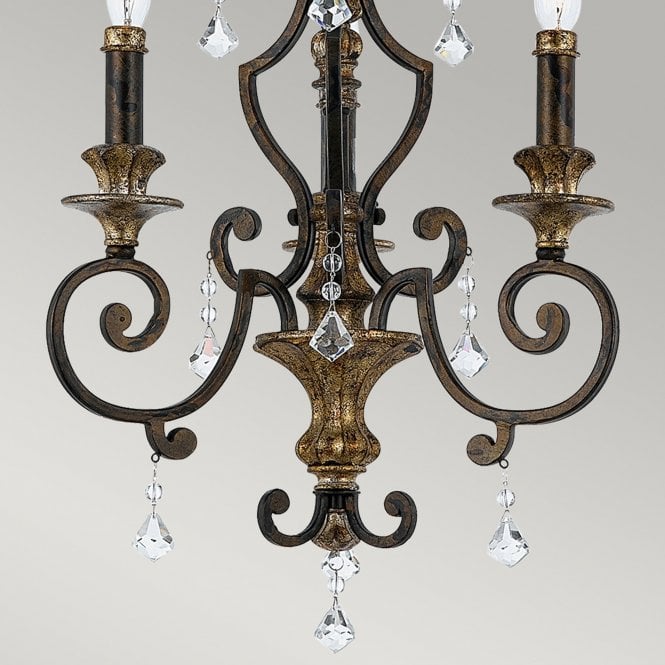 Marquette 3Lt Chandelier Heirloom