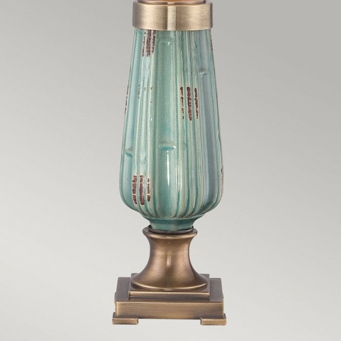 Monteverde Table Lamp Ceramic Glaze/Aged Brass