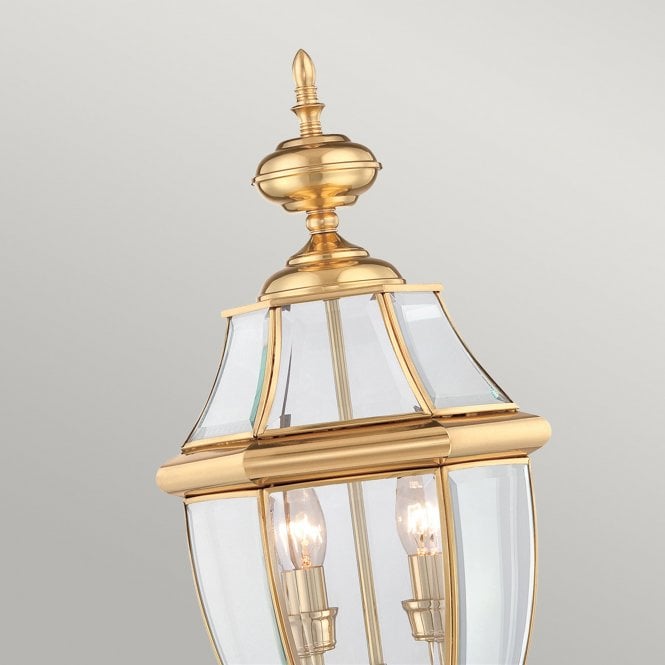 Newbury Pedestal Polished Gold or Brass