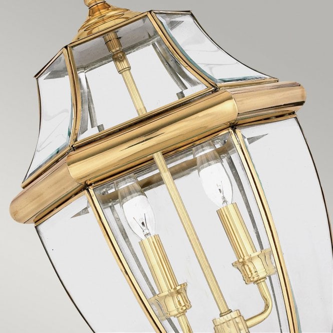 Newbury Large Chain Lantern Polished Gold or Brass