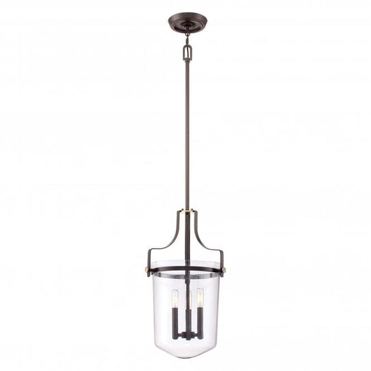 Penn Station 3Lt Pendant Western Bronze