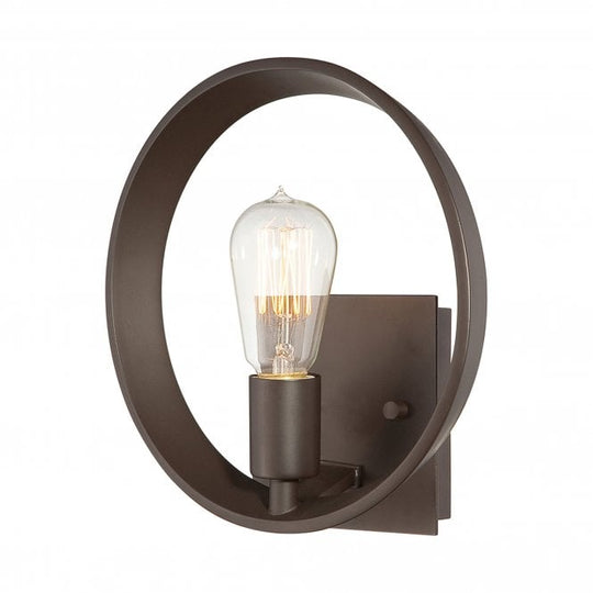 Uptowntr 1Lt Wall Light Western Bronze