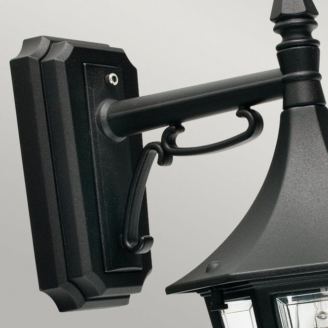 Rimini Down Wall Lantern Black