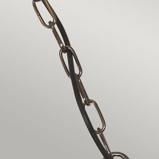 Sheldon Chain Lantern with a brass finish