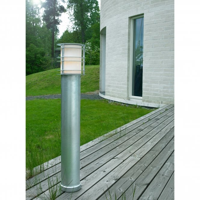 Stockholm Large Bollard E27 Galvanised