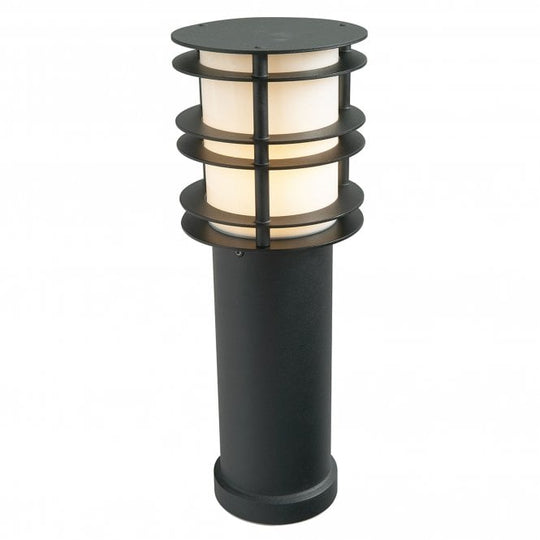 Stockholm Medium Bollard E27 Black