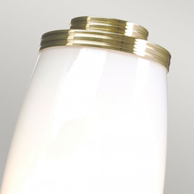 Bathroom Eliot Single Wall Light with a Polished Brass finish