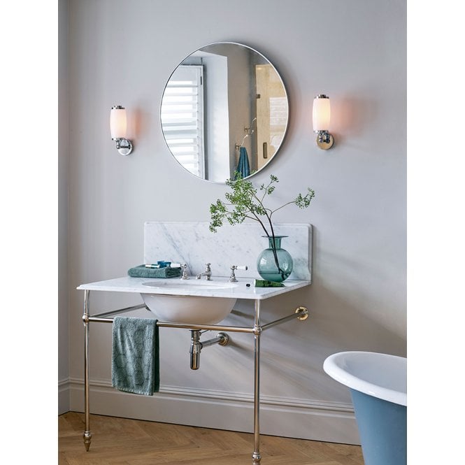 Bathroom Eliot Single Wall Light with a Polished Chrome finish