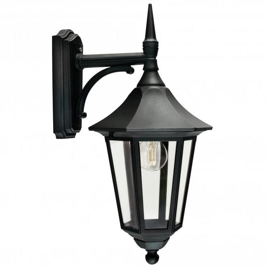 Valencia Down Lantern Black